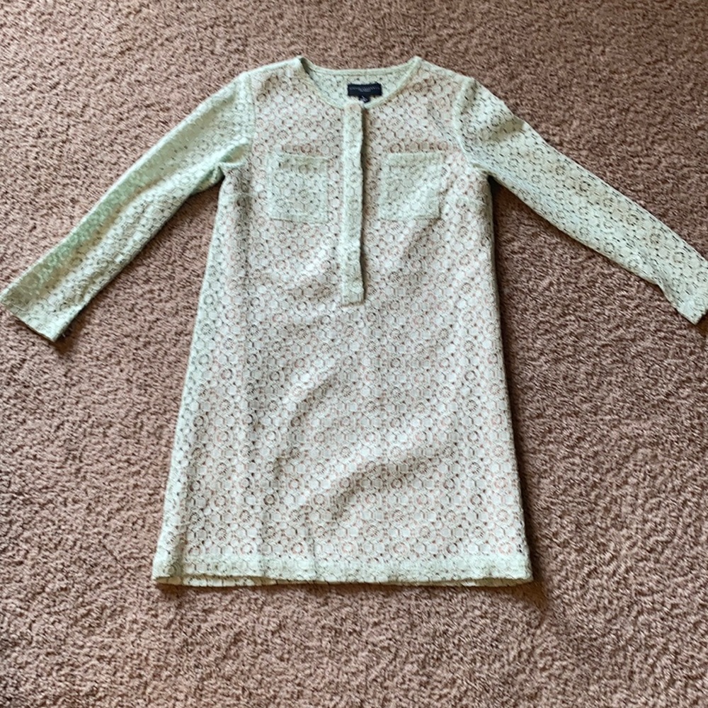 Victoria Beckham for target size large mint lace dress with nude underlay
